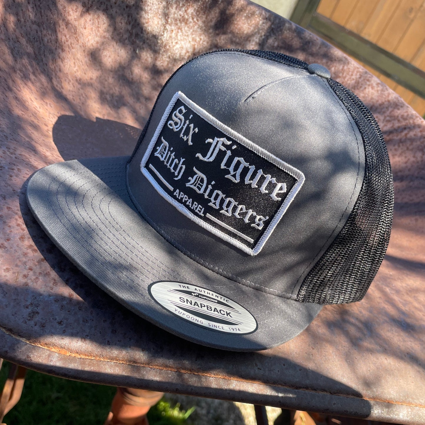 Flat Bill Trucker Hat