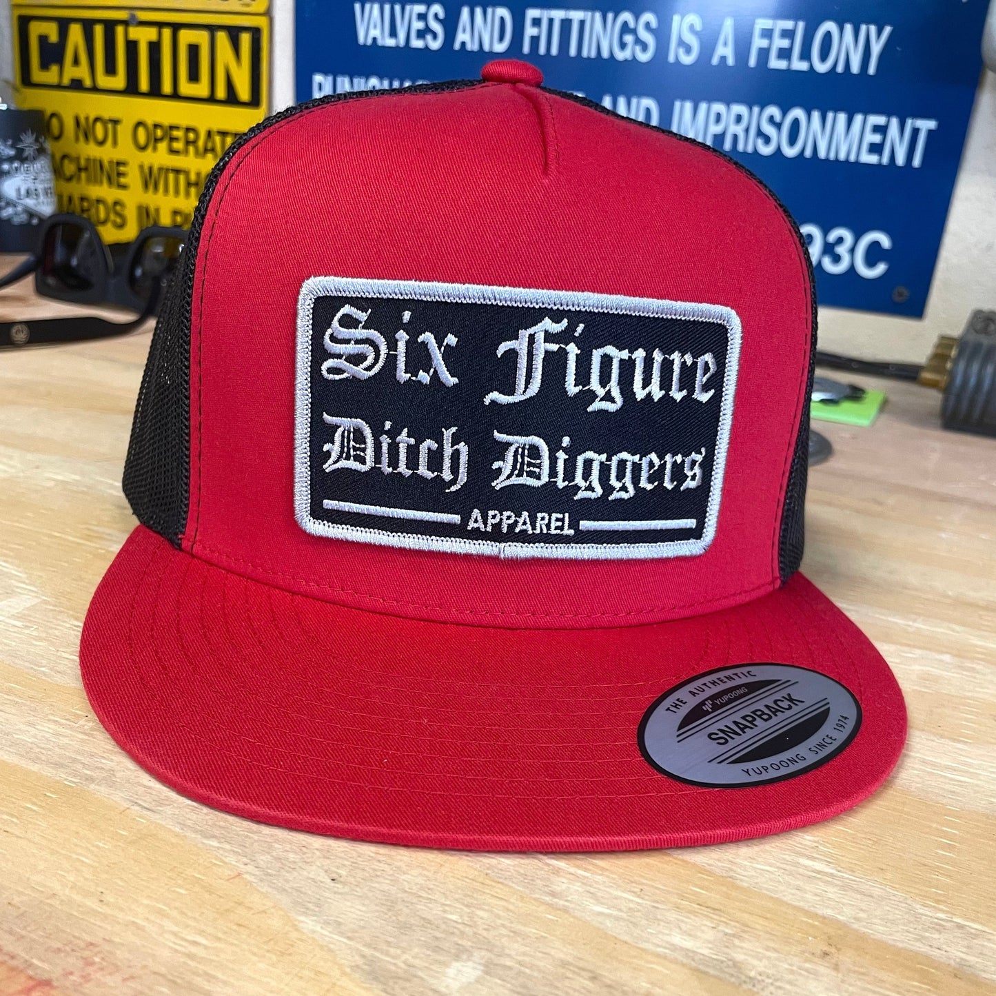 Flat Bill Trucker Hat