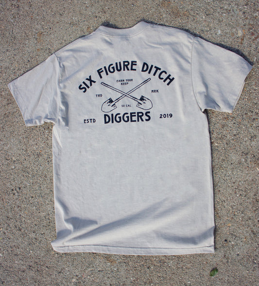 "Earn Your Keep" Crossed Shovels T-Shirt