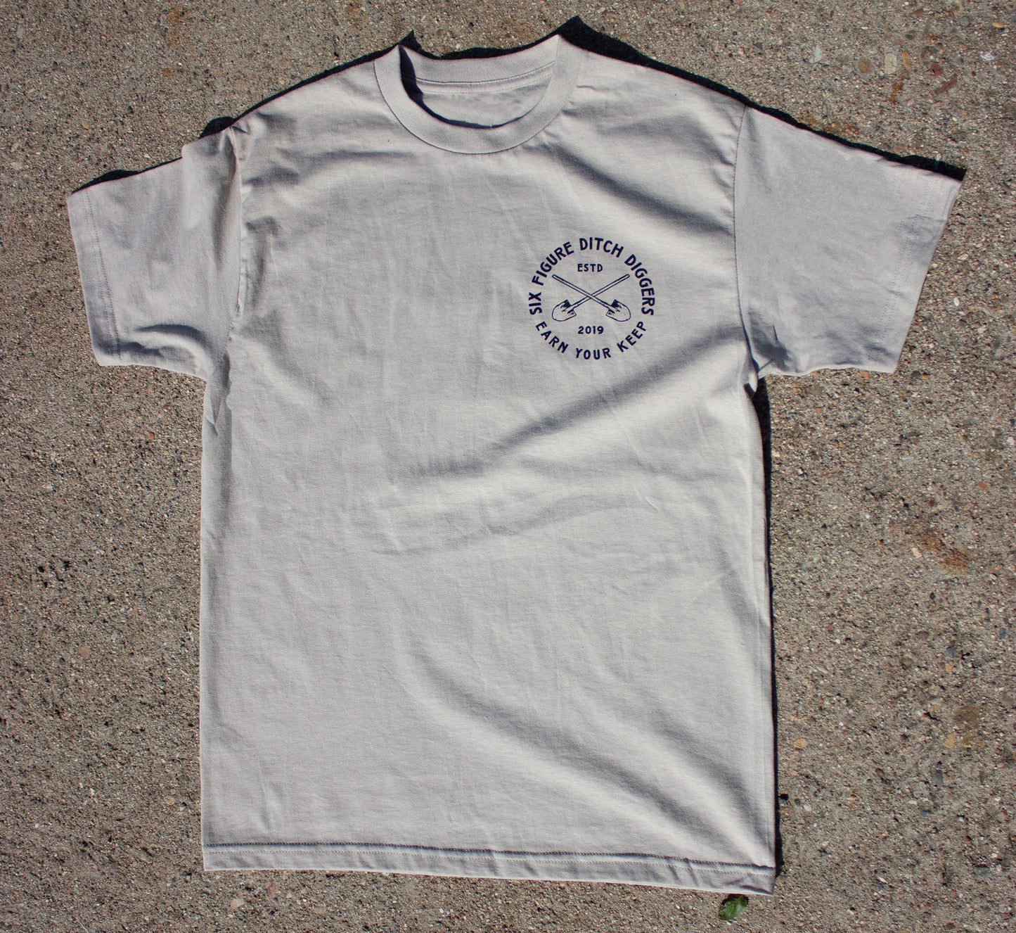 "Earn Your Keep" Crossed Shovels T-Shirt