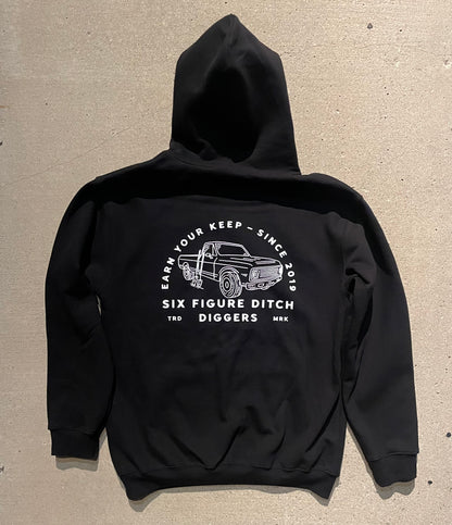 "Earn Your Keep" 1970s Truck Style Hoodie